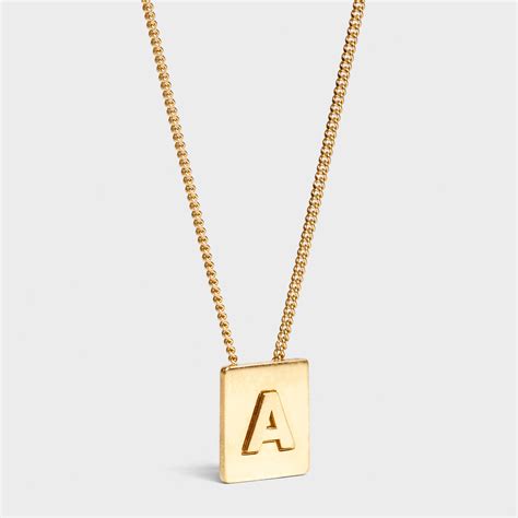 celine necklace e|Celine bracelet alphabet.